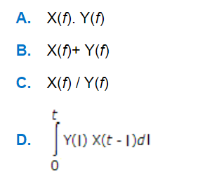 The Two Inputs To An Analogue Multiplier Are X T And Y T With Fourier Transforms X F And Y F Respectively The Output Z T Will Have A Transform Z F Given By